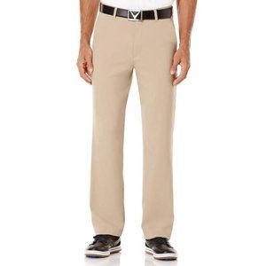 Men's Callaway Performance Flat Front Tech Pants 32x32 Chinchilla